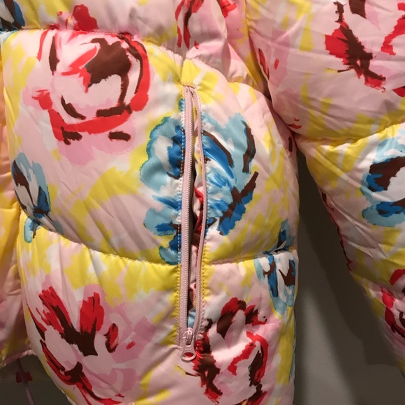 🌺 Floral Puffer Jacket/Vest M/L 🌺 - Picture 5 of 7